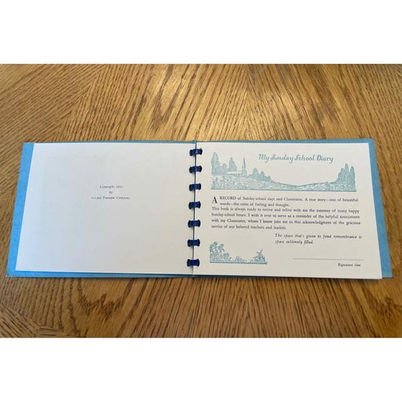 Vintage 1939 Bible Stories Coloring Book Whitman Publishing Sunday School Diary - Picture 14 of 16